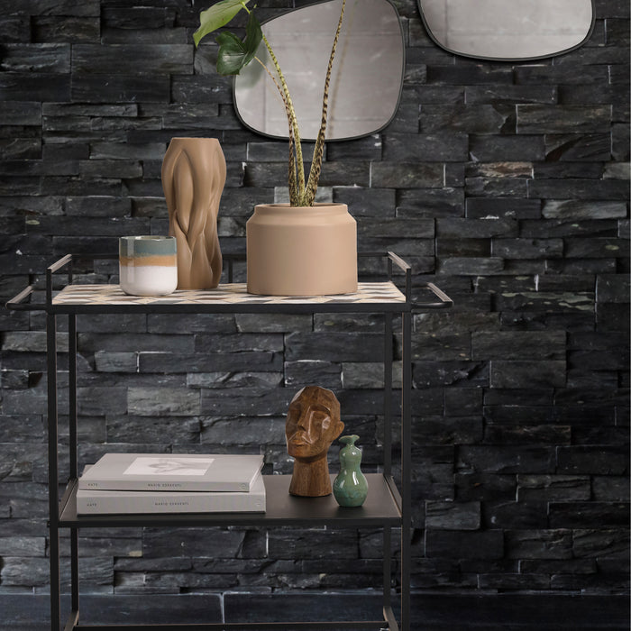 Villa Collection Spiegel H 50 x B 42 cm - Zwart