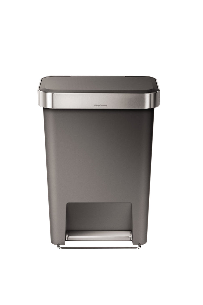 Simplehuman Rectangular Liner Pocket Pedaalemmer 45 Liter