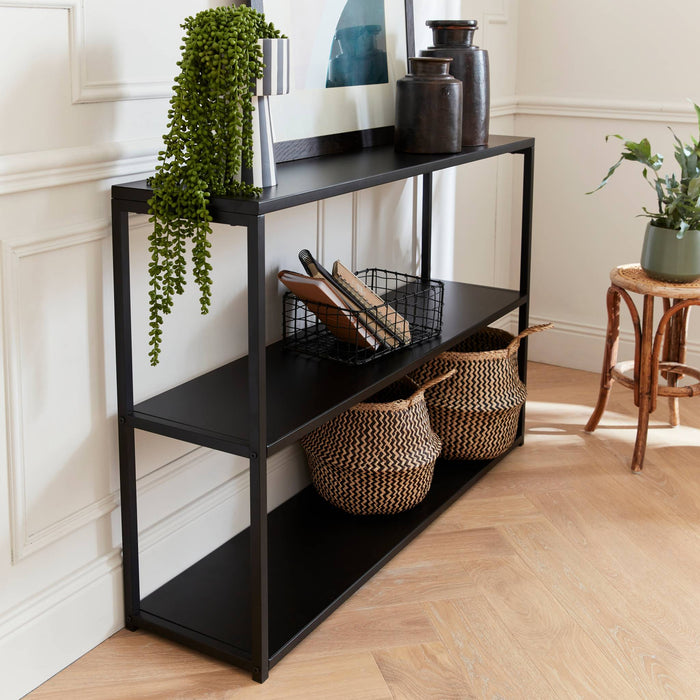 sweeek - Wandkast van zwart metaal