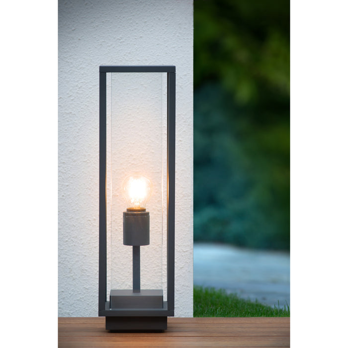 Lucide CLAIRE Sokkellamp 1xE27 - Antraciet
