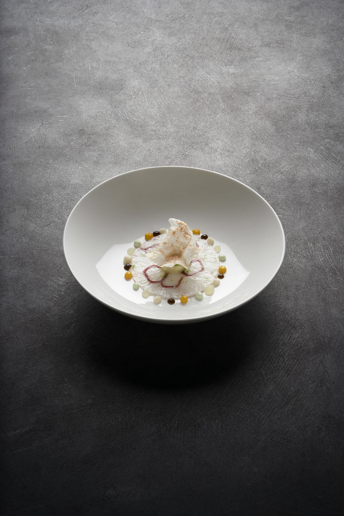 CHIC PERLA espressokop en schotel 110 ml wit (set|4)