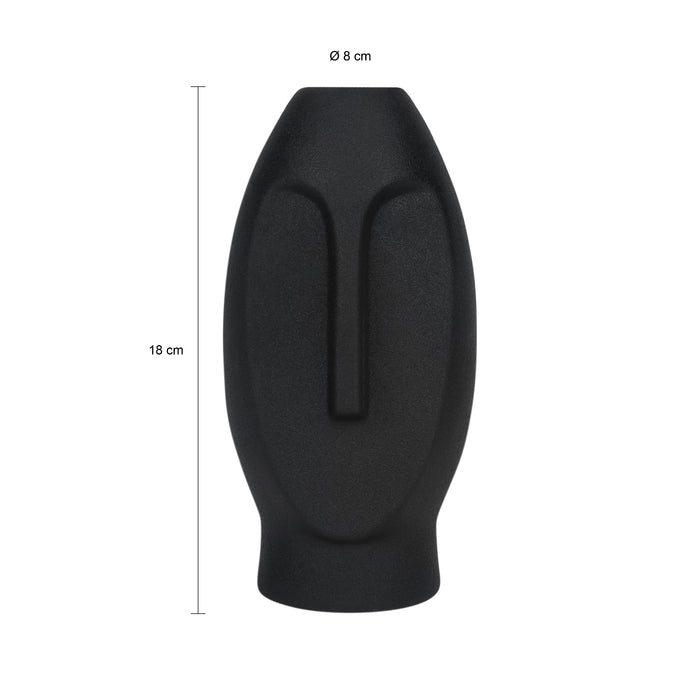 QUVIO Vaas - Abstract - Zwart