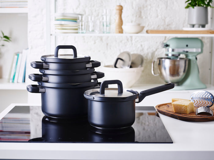 BK Flow Cool Black RVS 4-delige pannenset