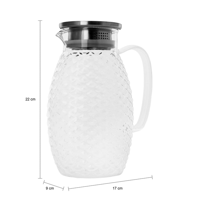 Krumble Karaf schubbenpatroon met filter  - 1,5 L - Glas