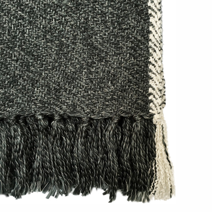 Malagoon Charcoal Melee Plaid 125 x 150 cm