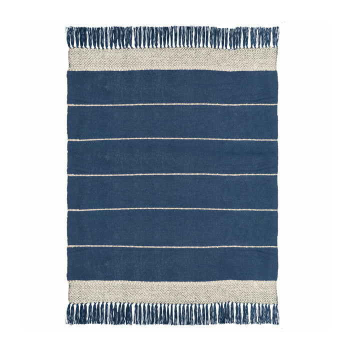 Malagoon Sahara Dark Blue Plaid 125 x 150 cm