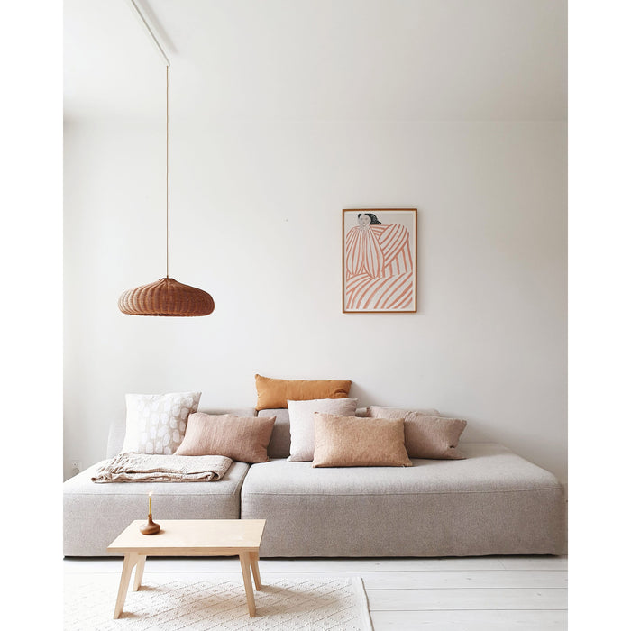 4x6 SOFA X6 zitelement 5 open eind rechts beige melange - 166 cm