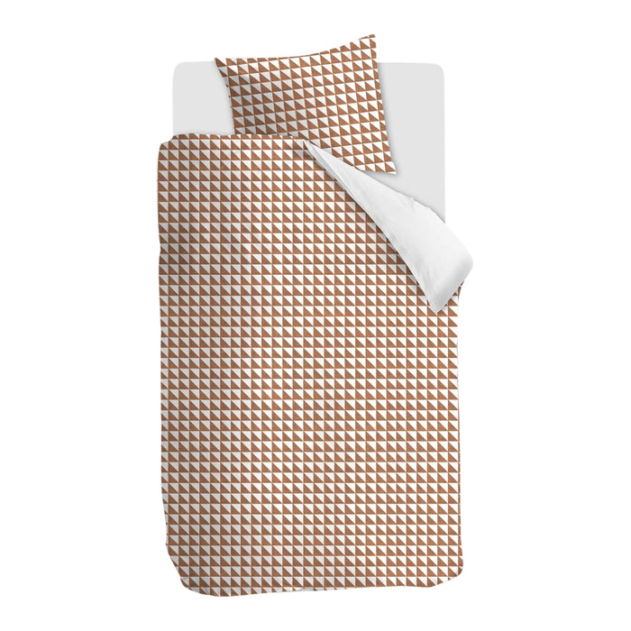 Ambiante Faas Dekbedovertrek 140 x 200/220 cm - Terra