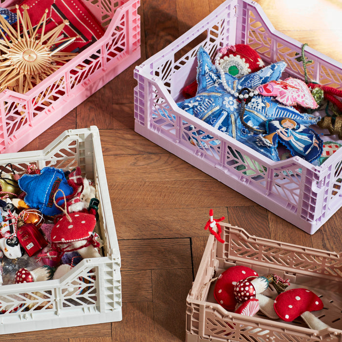 Hay Colour Crate Vouwkrat M 14,5 L - Soft Pink