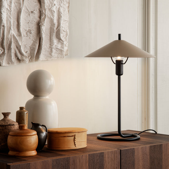 Ferm Living Filo Tafellamp - Black/Cashmere