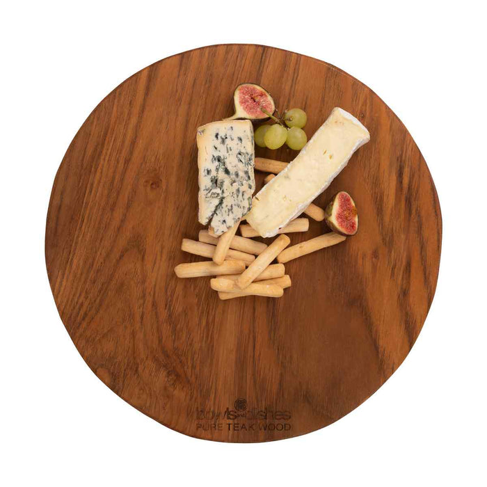 Bowls and Dishes Pure Teak Wood Boomstam Ø 30 cm