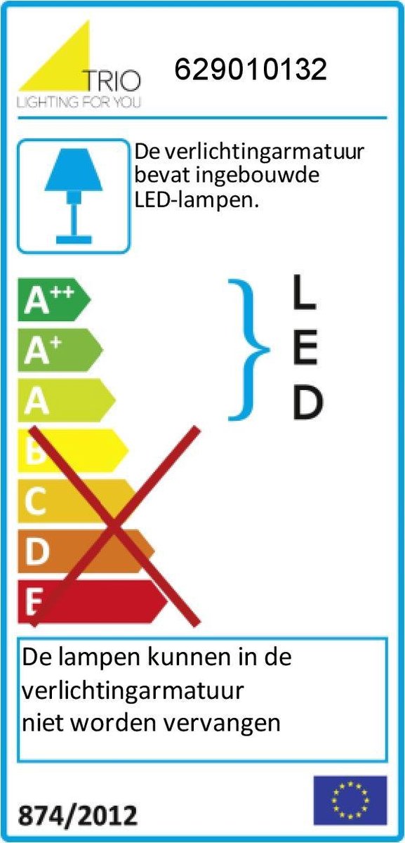 Plafonniere Trio Leuchten Avus - Zwart