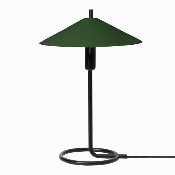 ferm LIVING Filo Tafellamp - Black/Dark Olive
