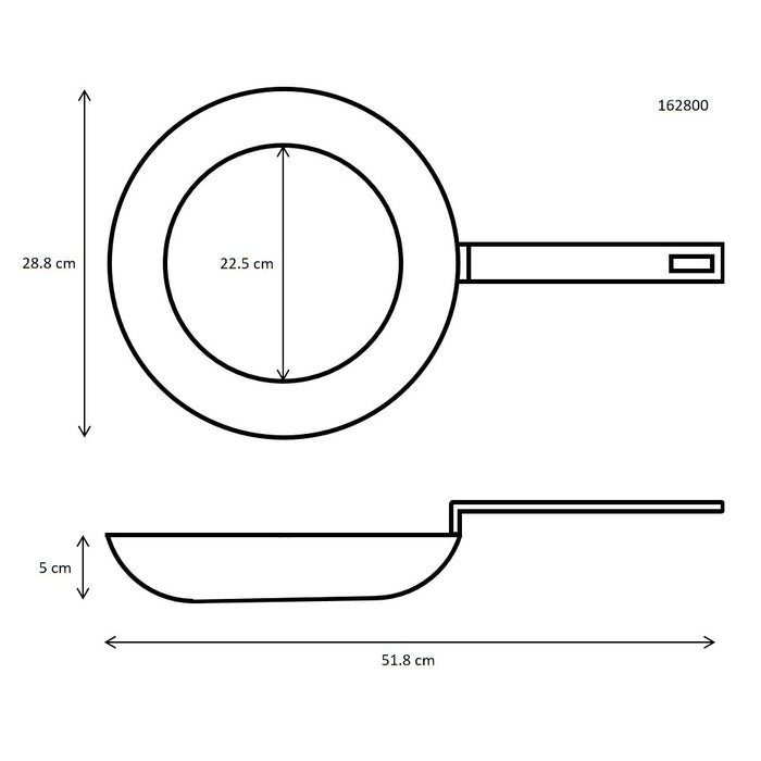 Ronneby Bruk Ultra Light Professional Koekenpan Ø 28 cm