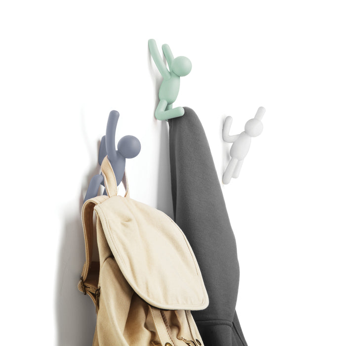 Umbra Buddy Kapstokhaken - Set van 3 - Multicolor