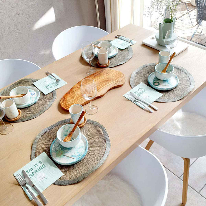 Bowls and Dishes Pure Olive Wood Tapasplank 55 x 60 cm