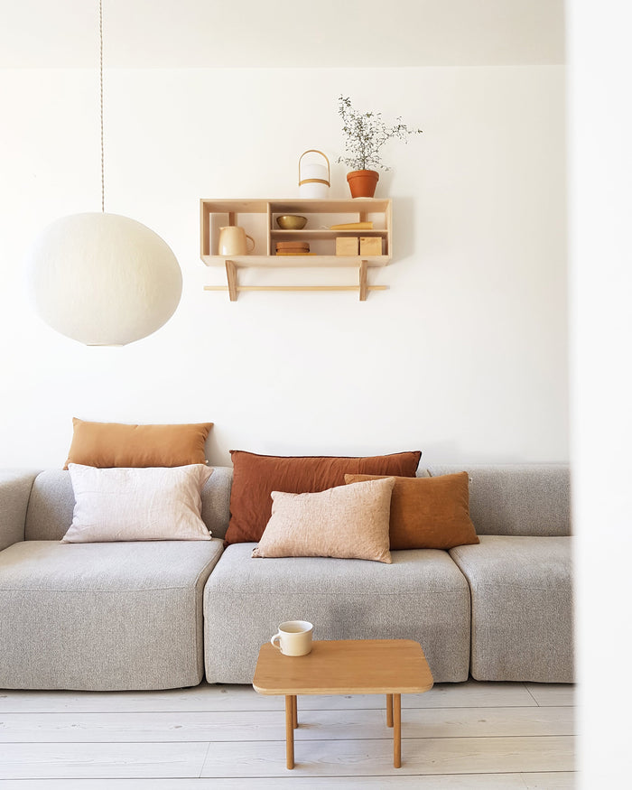 4x6 SOFA X6 zitelement 3 armleuning links beige melange - 118 cm