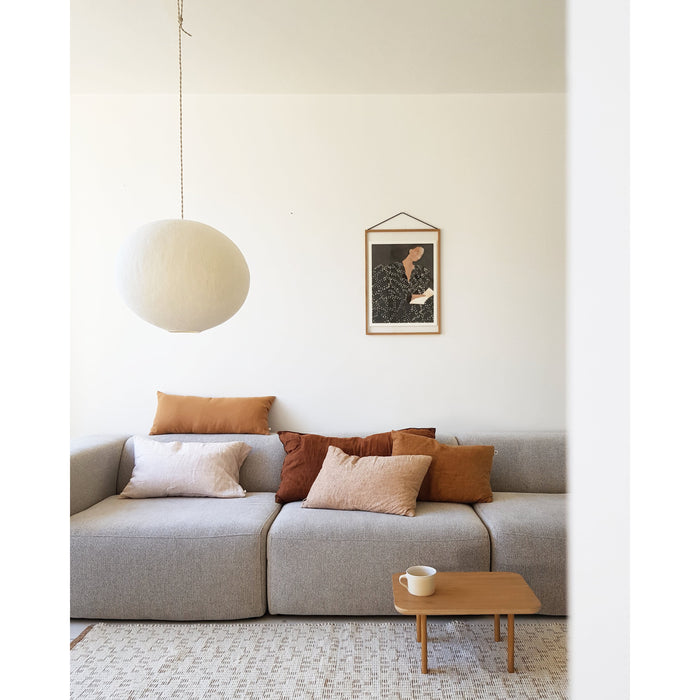 4x6 SOFA X6 zitelement 3 armleuning links beige melange - 118 cm