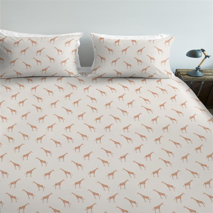 Ambiante Giraffa Dekbedovertrek 240 x 200/220 cm - Zand