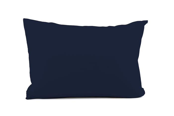 Elegance Kussensloop Hotelsluiting Percal Katoen donker blauw