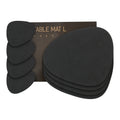 LIND DNA Nupo Curve Placemats 4 st. + Onderzetters 4 st. - Black