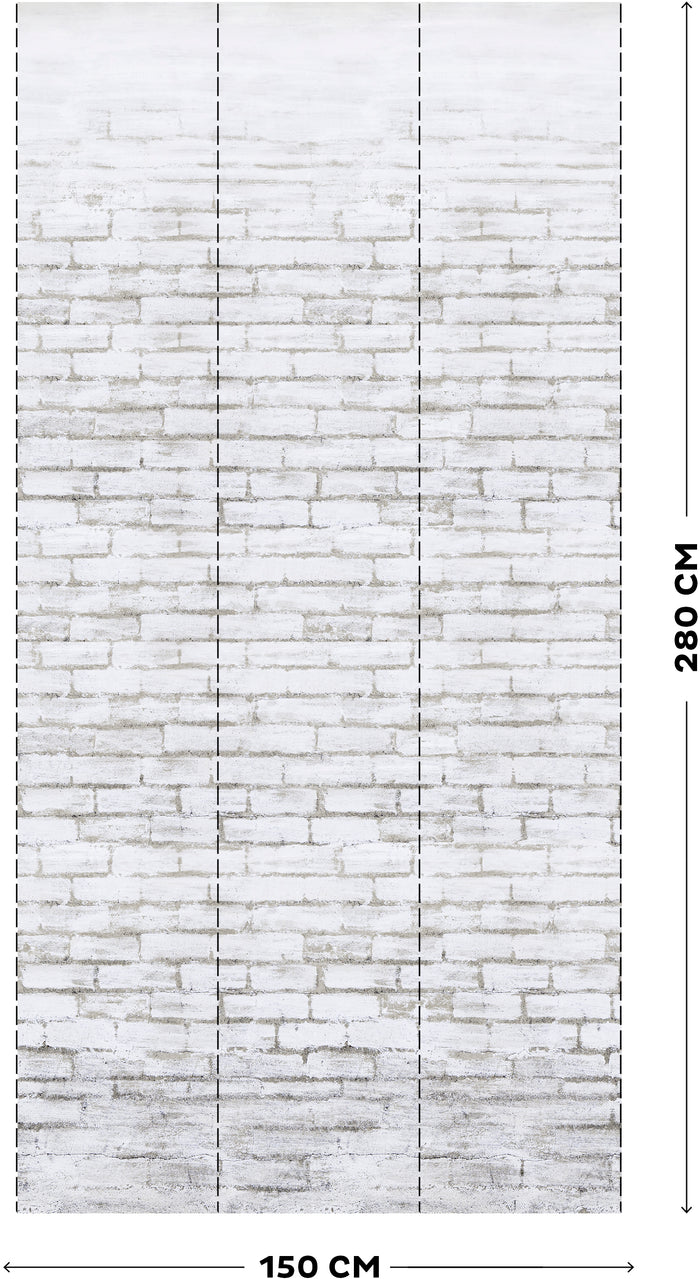 Art for the Home Londen Stenen Muur Fotobehang 280x150 cm