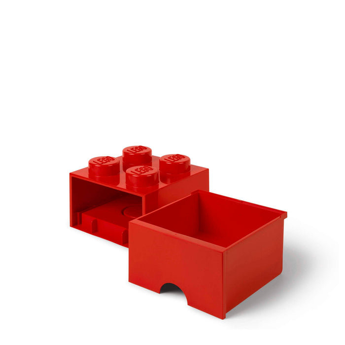 LEGO - Opberglade Brick 4, Rood - LEGO