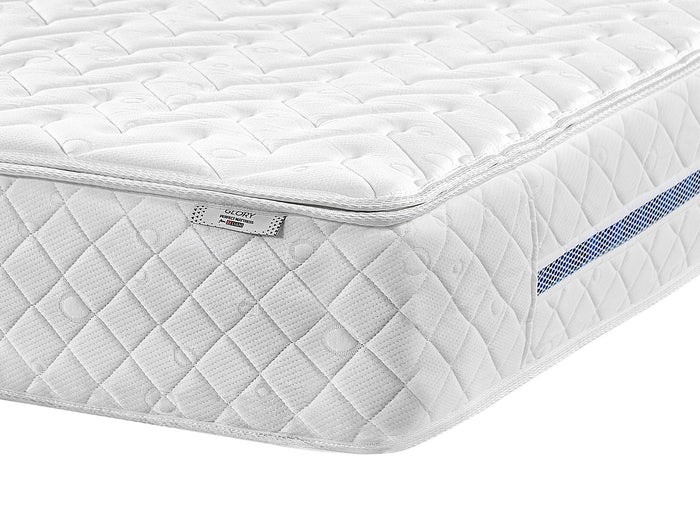 Beliani-GLORY-Pocketveringmatras medium-Wit-180 x 200 cm-Polyester