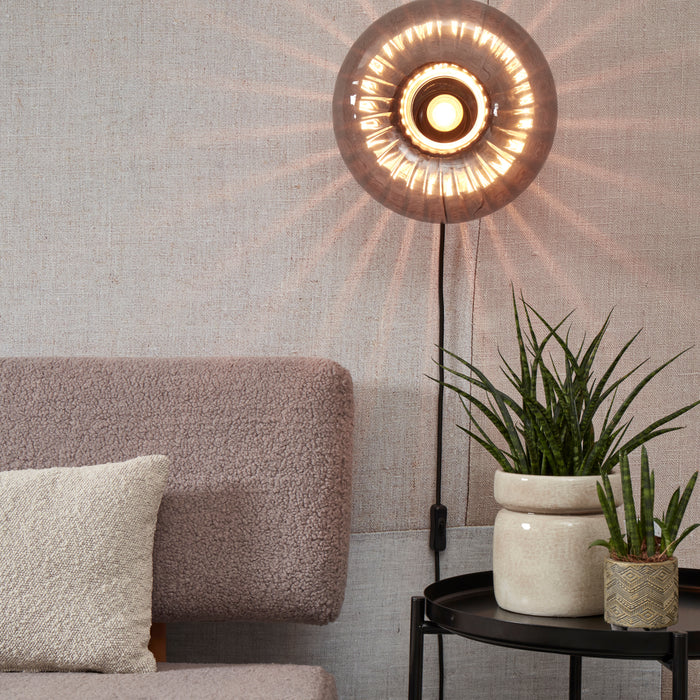 It's about RoMi Brussels Wandlamp - Antraciet