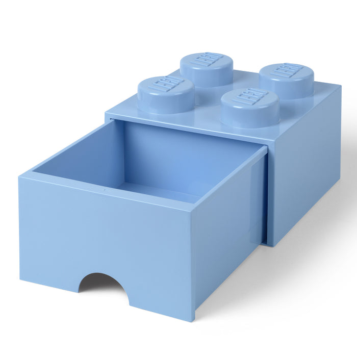 LEGO® Brick 4 Opbergbox Met Lade - Lichtblauw