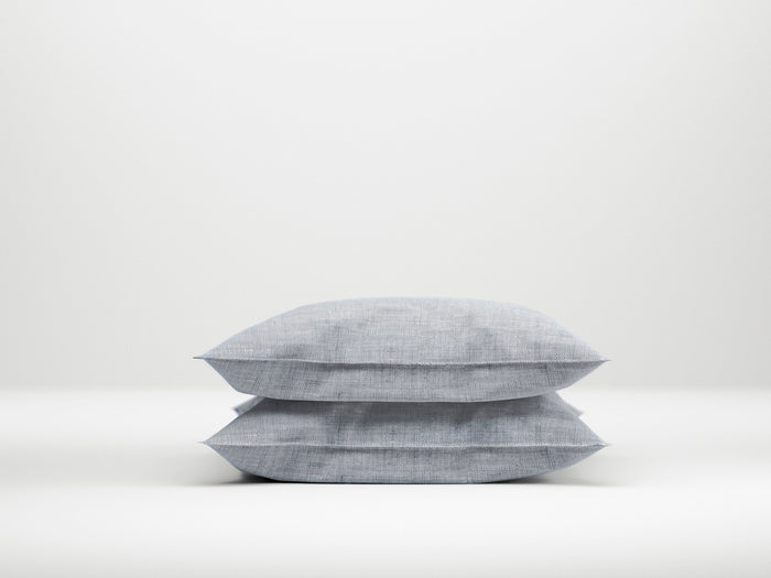 Zo Home Lino Kussensloop Linnen Look denim drift