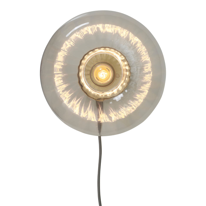 It's about RoMi Brussels Wandlamp - Goud/Transparant