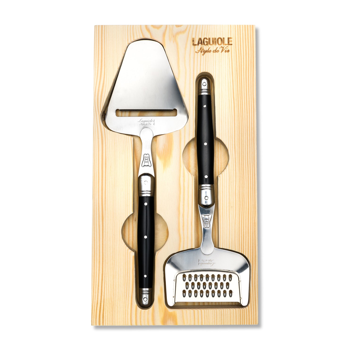 Laguiole Style de Vie Premium Line Kaasschaaf en Kaasrasp