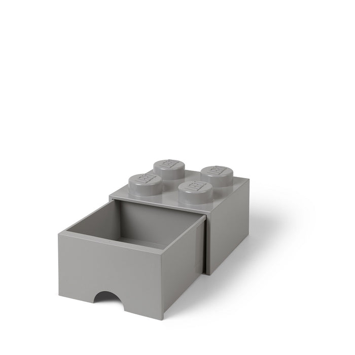 LEGO - Opberglade Brick 4, Grijs - LEGO
