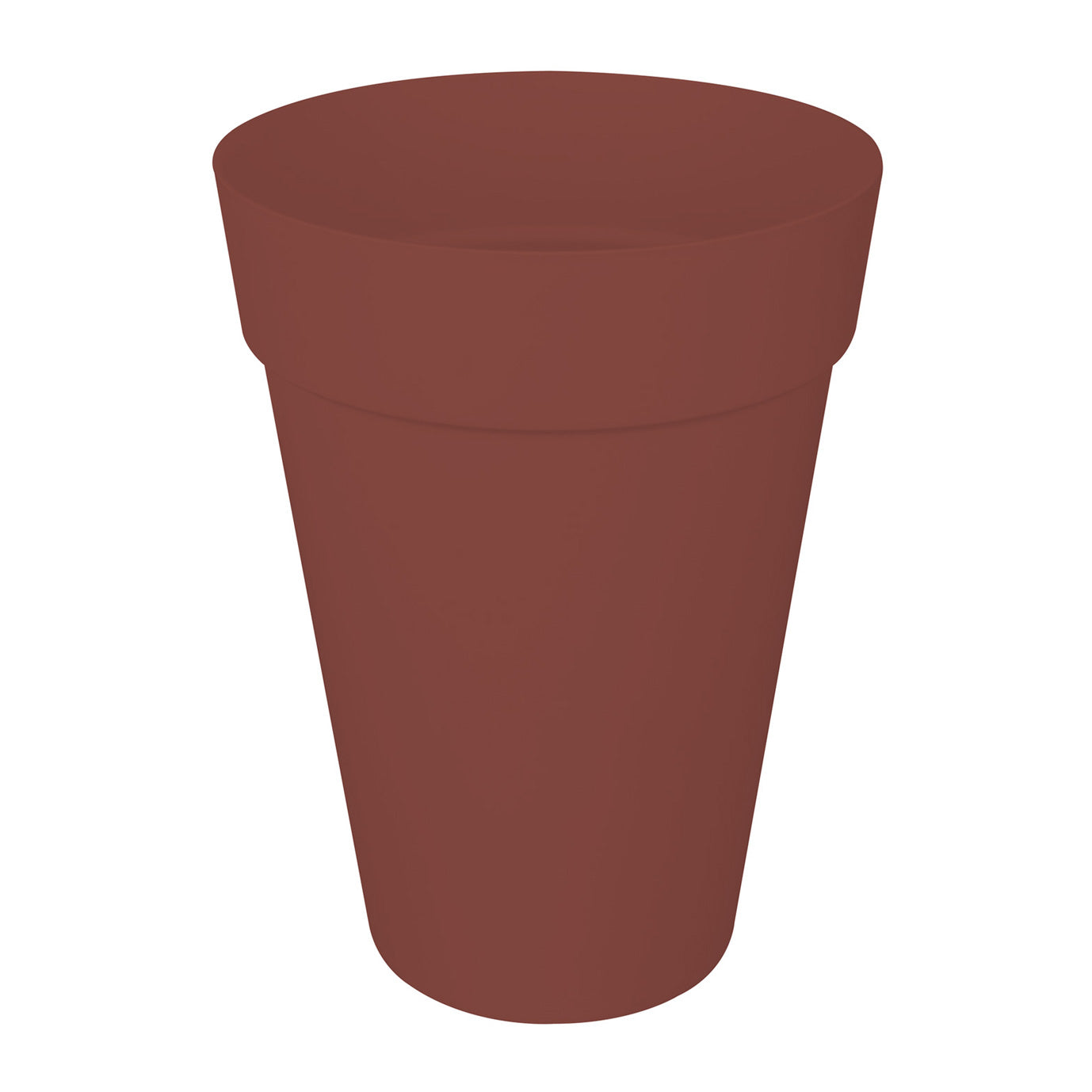 Elho Loft Urban Round High Bloempot 35 cm Bruin