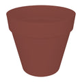 Elho Loft Urban Round Bloempot 40 cm met Wielen