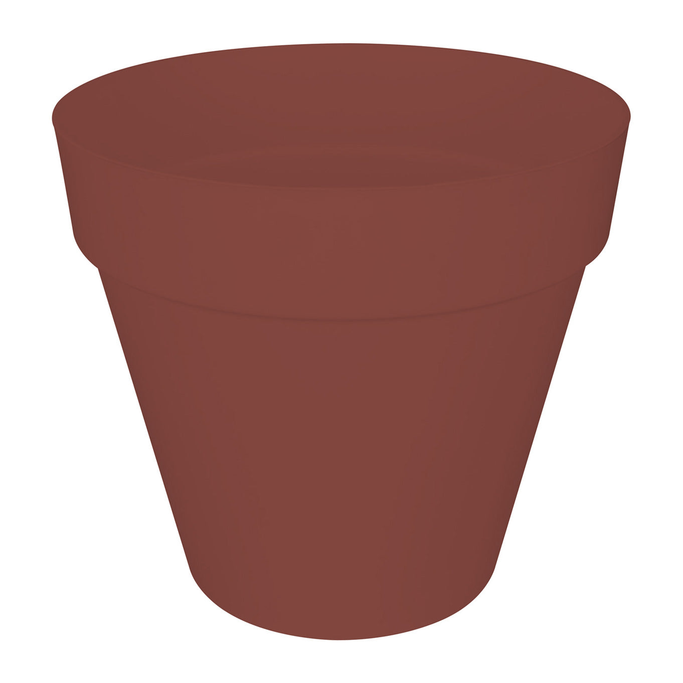 Elho Loft Urban Round Bloempot 40 cm met Wielen