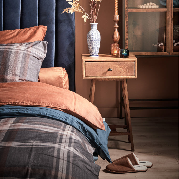 Essenza Minte Dekbedovertrek 240 x 220 cm - Leather Brown