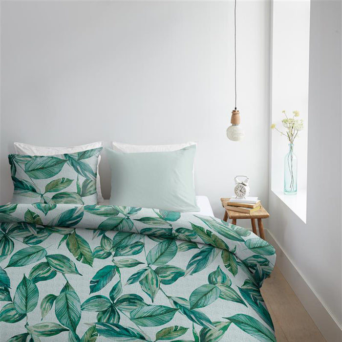 Ambiante Isabel Dekbedovertrek 140 x 200/220 cm - Groen