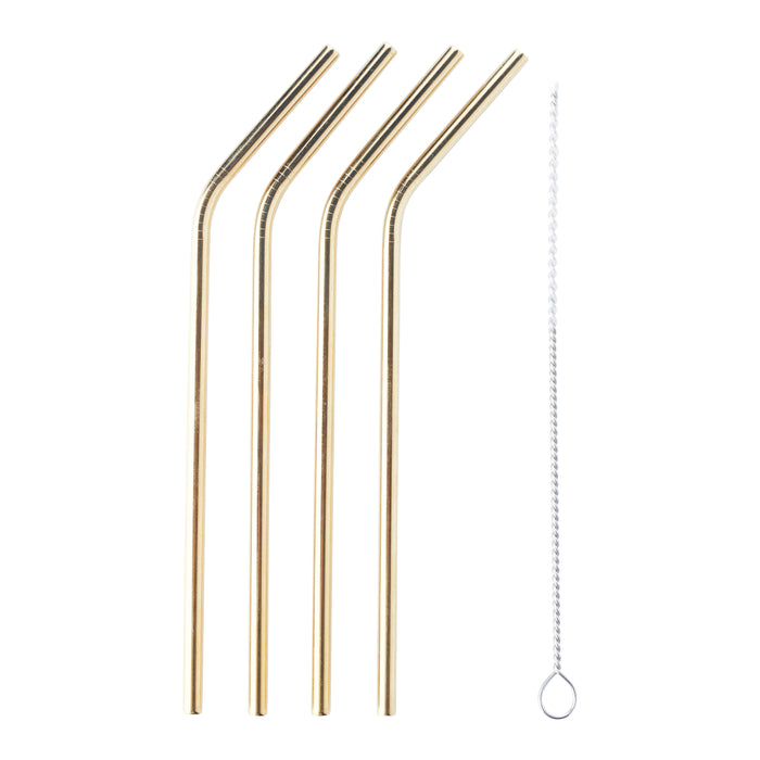 Point-Virgule Cocktailrietjes + Reinigingsborstel - 4 st.