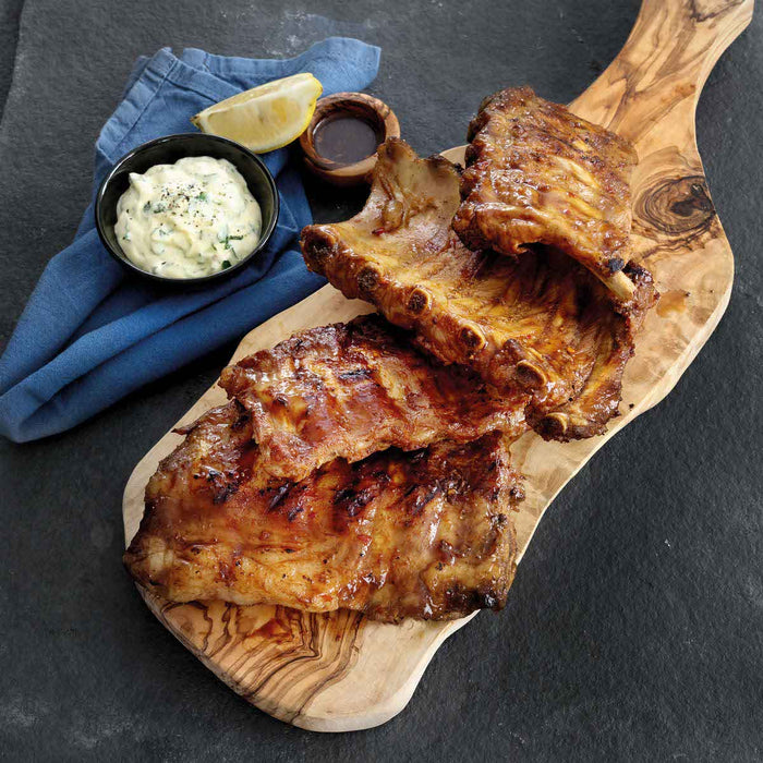 Bowls and Dishes Pure Olive Wood Serveerplank Rustique 45-50 cm