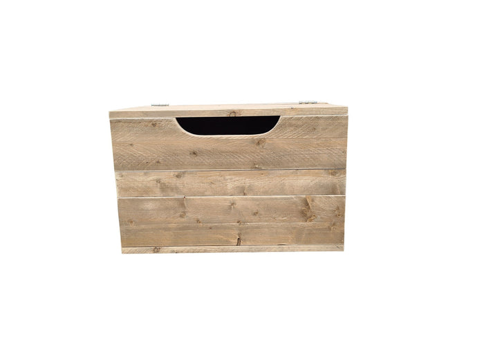 Wood4you - Speelgoedkist - Kick - Steigerhout 90Lx50Hx50D cm -