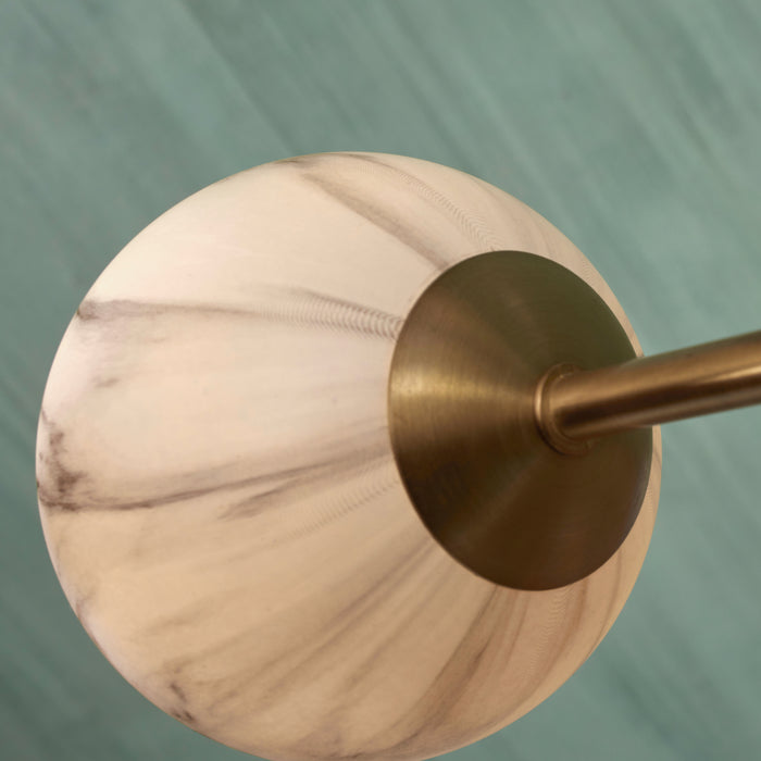 It's about RoMi Carrara Hanglamp - 3-arm - Goud