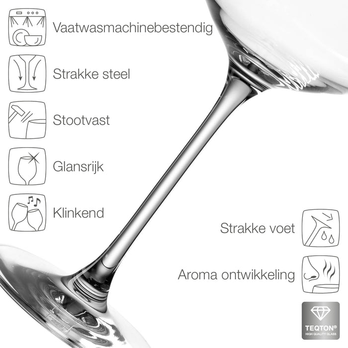 Leonardo Puccini Witte Wijnglazen 0,4 L - 6 st