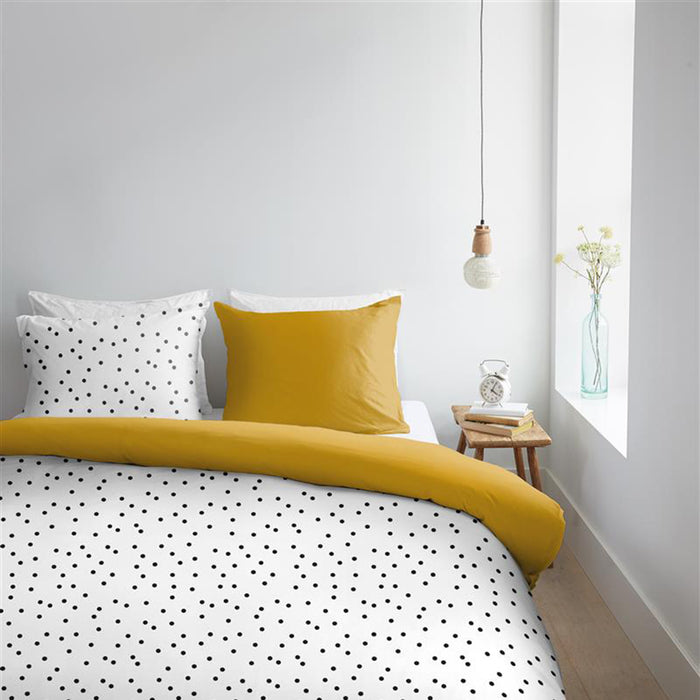 Ambiante Maral Dekbedovertrek 140 x 200/220 cm - Oker