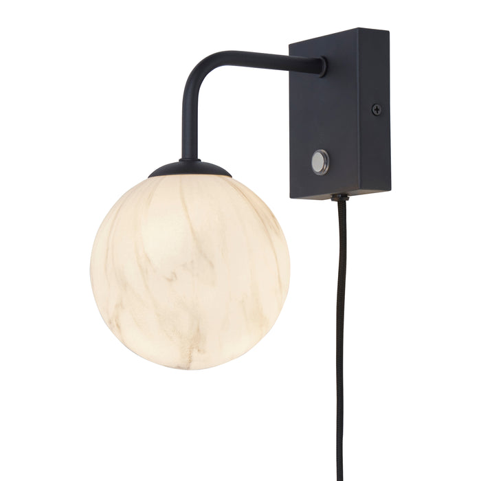 It's about RoMi Carrara Wandlamp - Zwart