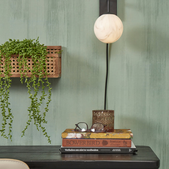 It's about RoMi Carrara Wandlamp - Zwart