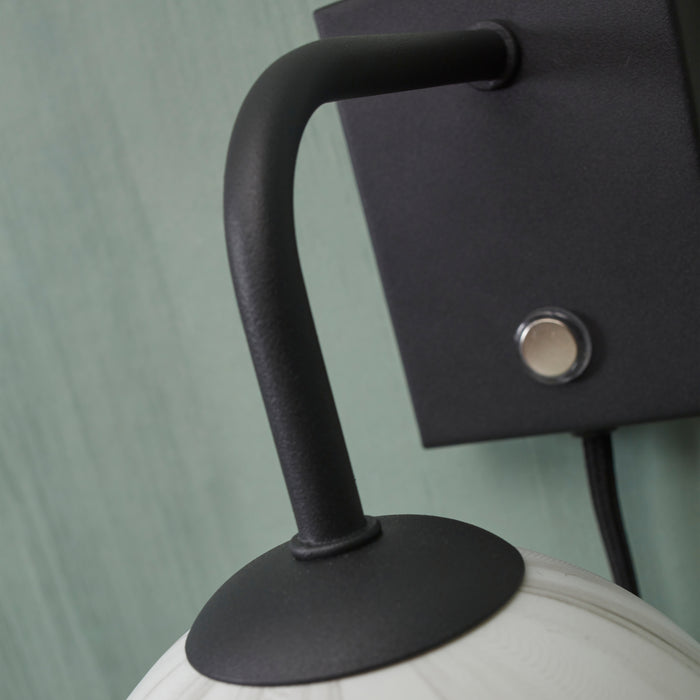 It's about RoMi Carrara Wandlamp - Zwart