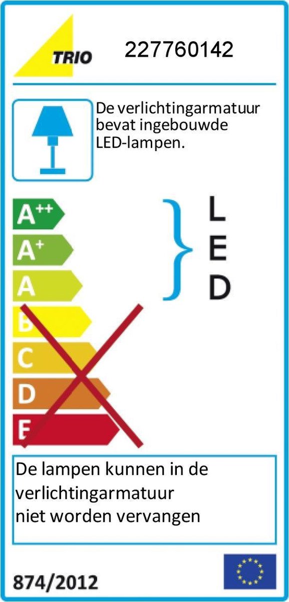 Trio Leuchten Pecos - Wandlamp - 1 lichts - H 200 mm - antraciet