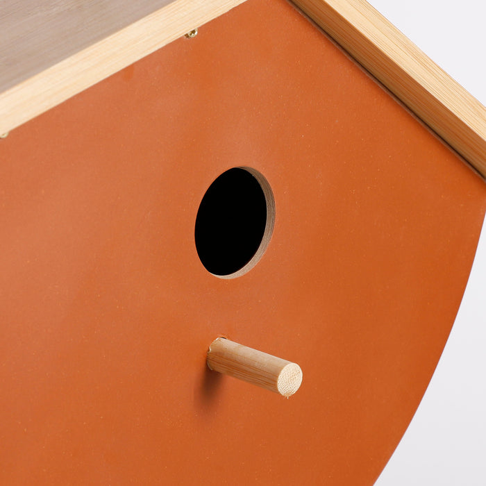 Mica Decorations Orion Vogelhuis - L29 x B18,5 x H20 cm - Bruin